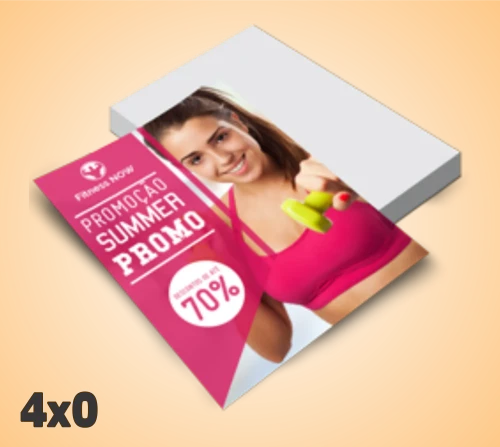 Panfleto Couche 80g - Frente